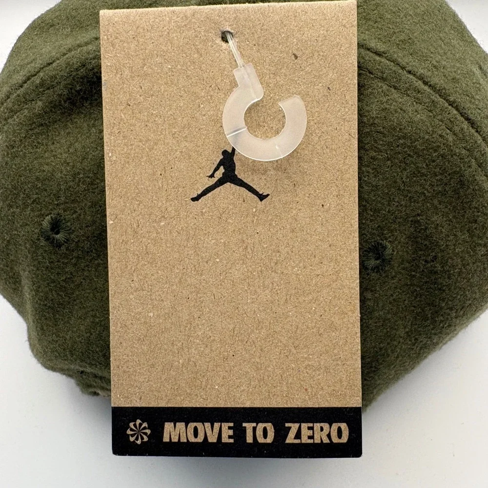 Jordan Flight Adult Unisex Olive Green Wool Blend S/M Baseball Cap New With Tags
